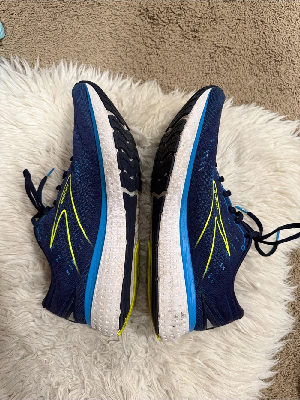 Brooks Glycerin‎ 19 Men's Comfort Running Shoes Size 14 D Blue